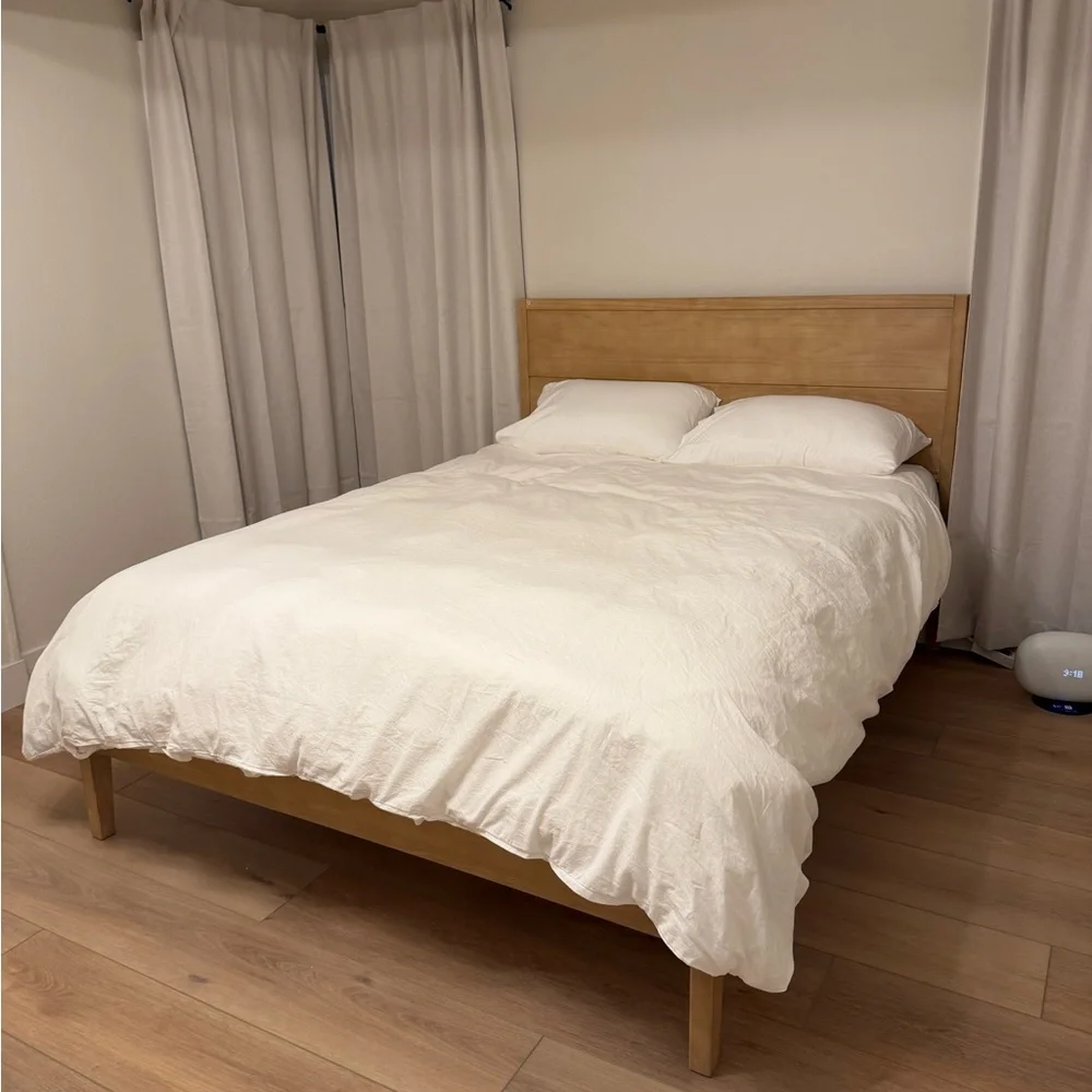 Brand new, pack of 2 beige blackout curtains, 84inch. 4 sets available.